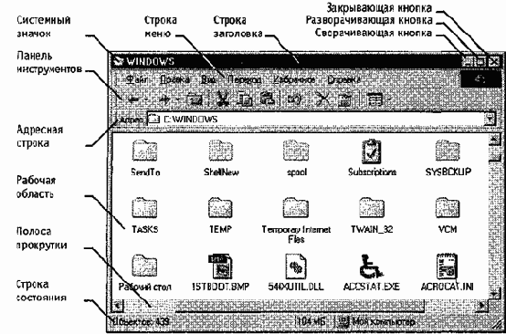 Файлы и папки Windows